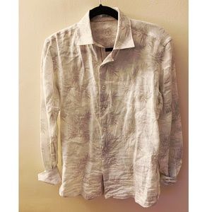 Never been worn slim fit linen Bugatchi